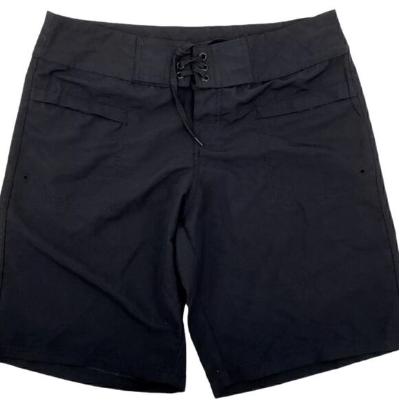 ISLAND ESCAPE Board Shorts, swimsuits New black size 6 - Picture 6 of 9